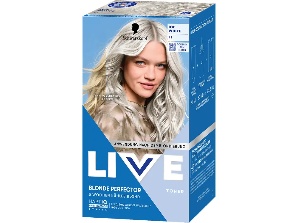
LIVE Blonde Perfector Toner T1 Ice White
