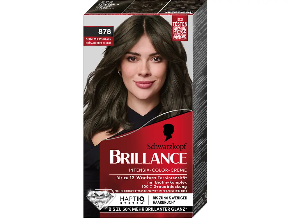
Brillance 878 Dunkles Aschbraun