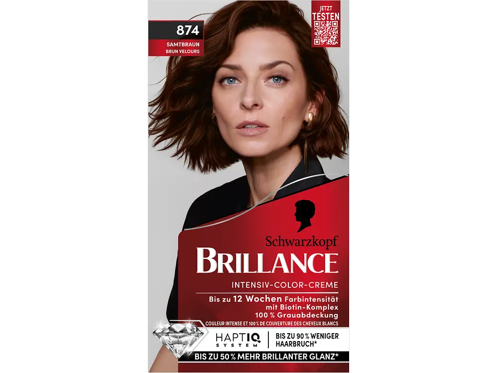 
Brillance 874 Samtbraun