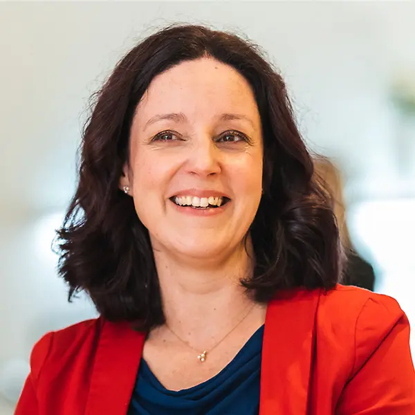 Ein Porträtfoto von Antje Gebert, Head of R&D Future of Liquids bei Henkel