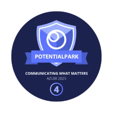 Henkel wurde im Potentialpark Apprenticeship Ranking Deutschland auf Platz 4 ausgezeichnet.
