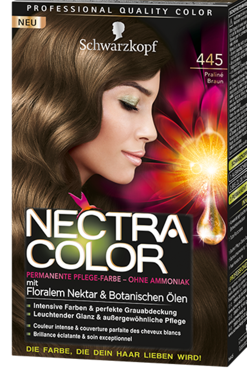 Nectra Color 445 Praline Braun