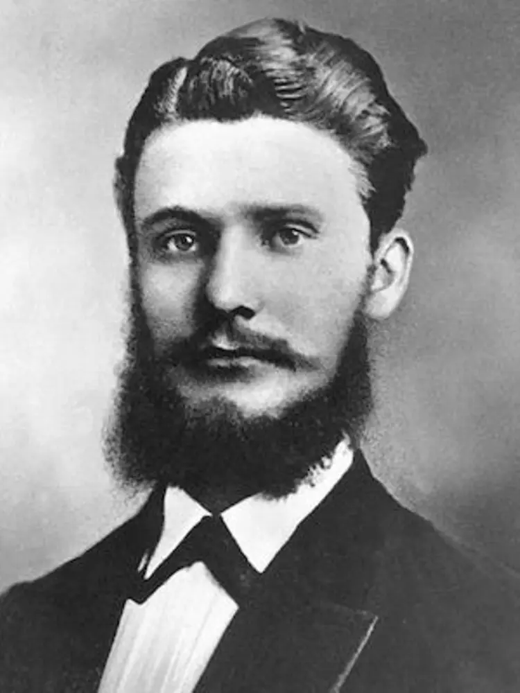 Schwarz-weiß-Porträt von Fritz Henkel, Gründer von Henkel
