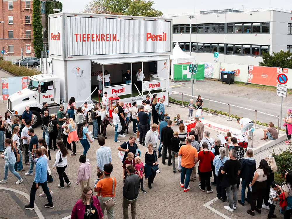 
Der Persil-Truck zählte zu den Attraktionen auf dem Festivalgelände und lud die Gäste zum Entdecken und Mitmachen ein.