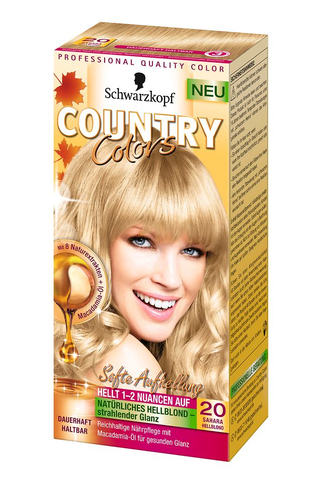 Country Colors Softe Aufhellung 20 Sahara Hellblond 