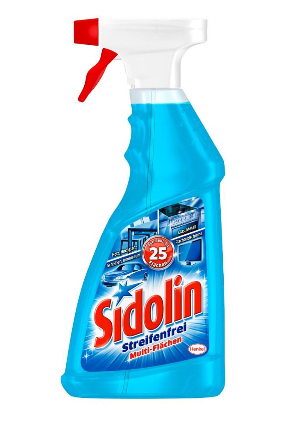 Zur Reinigung des gesamten Auto-Innenraums eignet sich Sidolin Multi-Flächen