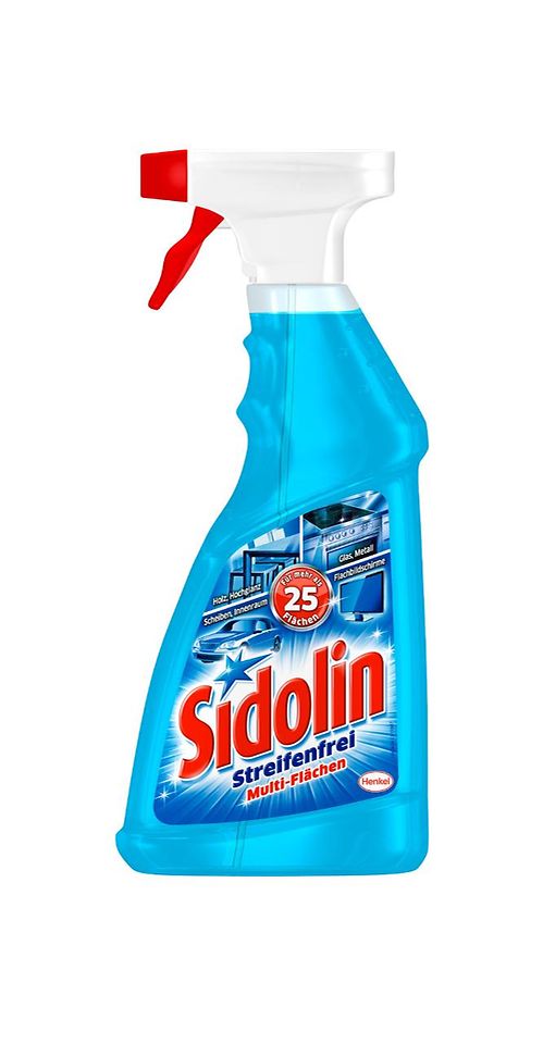Zur Reinigung des gesamten Auto-Innenraums eignet sich Sidolin Multi-Flächen