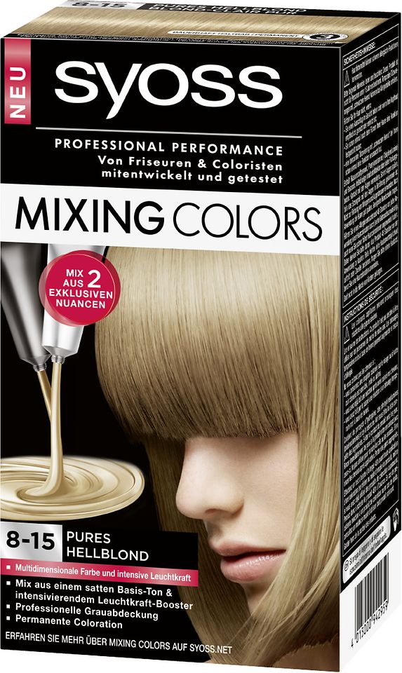Syoss Mixing Colors 8-15 Pures Hellblond