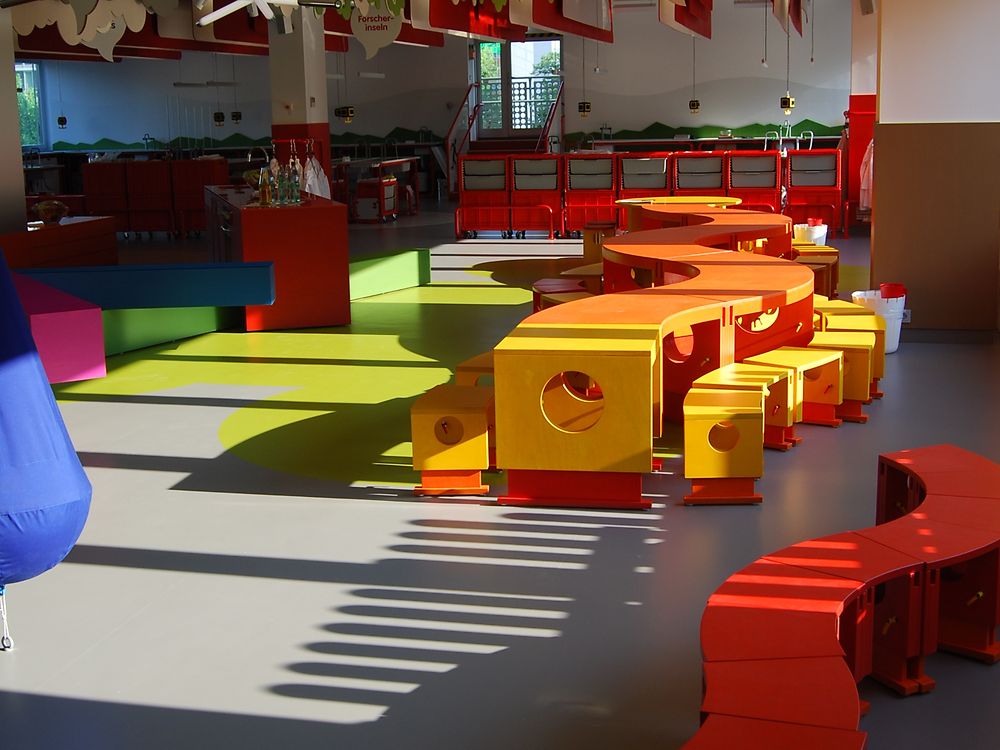 Play area in Henkel’s Forscherwelt
