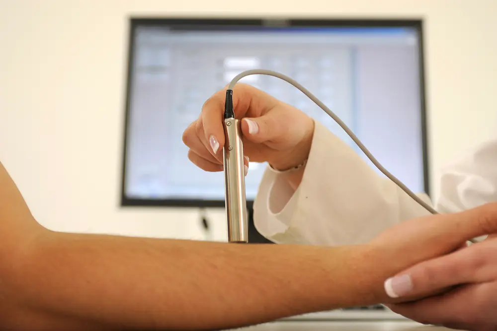 
Messung der Hautfeuchte