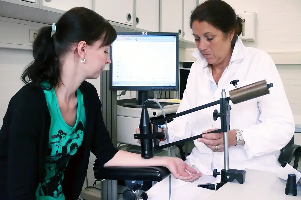 Misurazione dell’elasticità della pelle