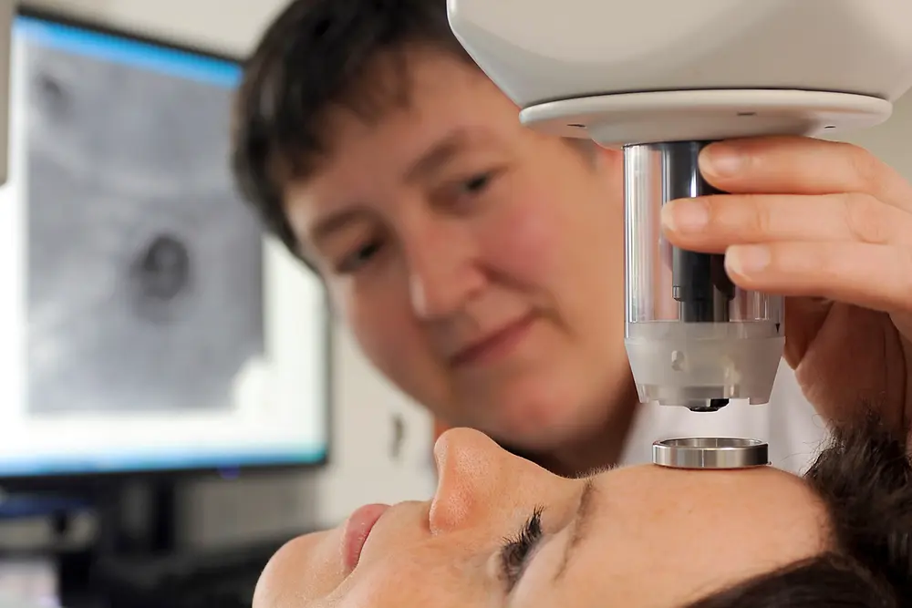 Misurazione dei pori della pelle