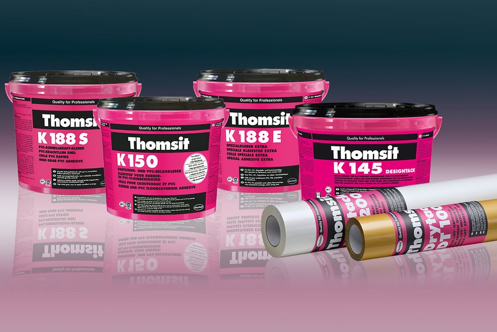 Thomsit K 188 S PVC-SCHNELLKRAFTKLEBER 14 kg Nassbett-Dispersionsklebstoff