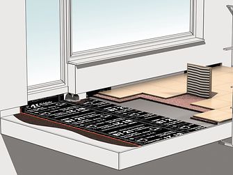 Für Balkon und Terrasse empfiehlt Ceresit einen komplett wasserfreien Systemaufbau.