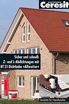 Eine neue Broschüre enthält Tipps zur sicheren und schnellen Umsetzung von Z- und L-Sperren mit BT 21 Dichtbahn.