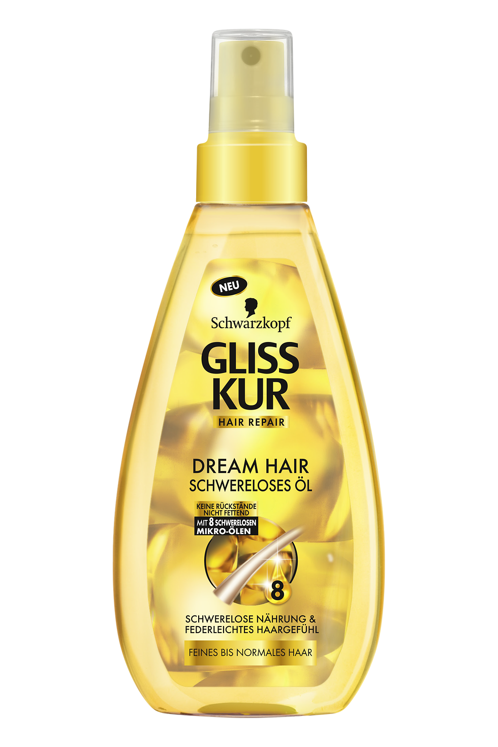 Gliss Kur Oil Nutritive Dream Hair Schwereloses Öl