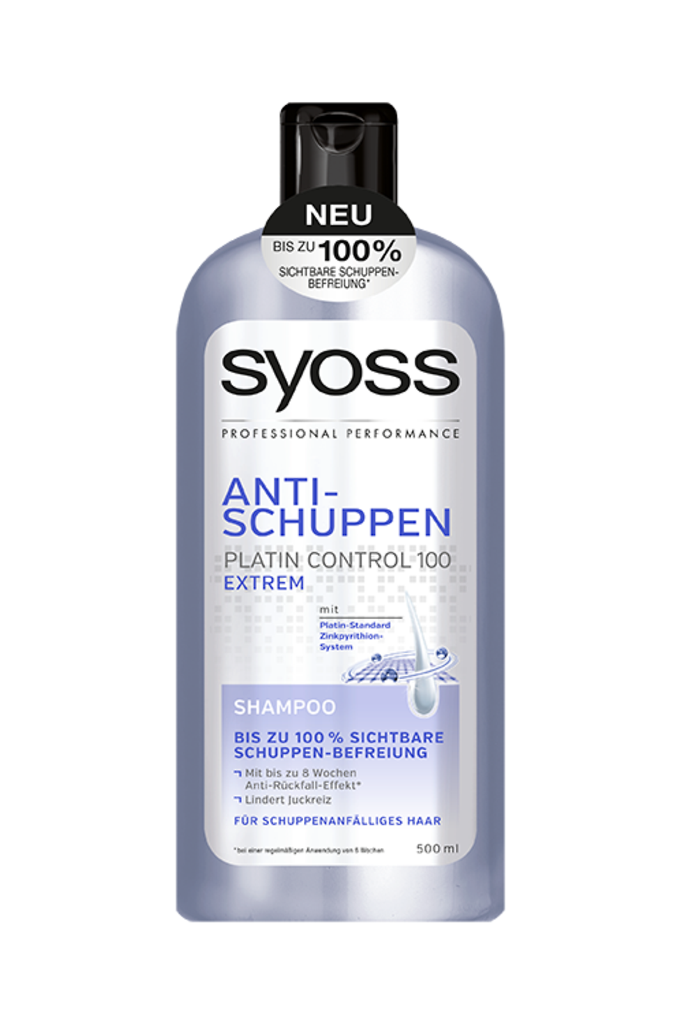 Syoss Anti-Schuppen Platin Control 100 Extrem Shampoo
