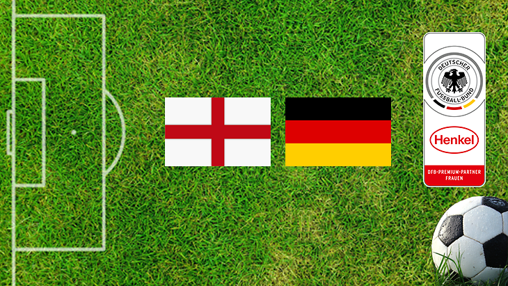 Flaggen England und Deutschland