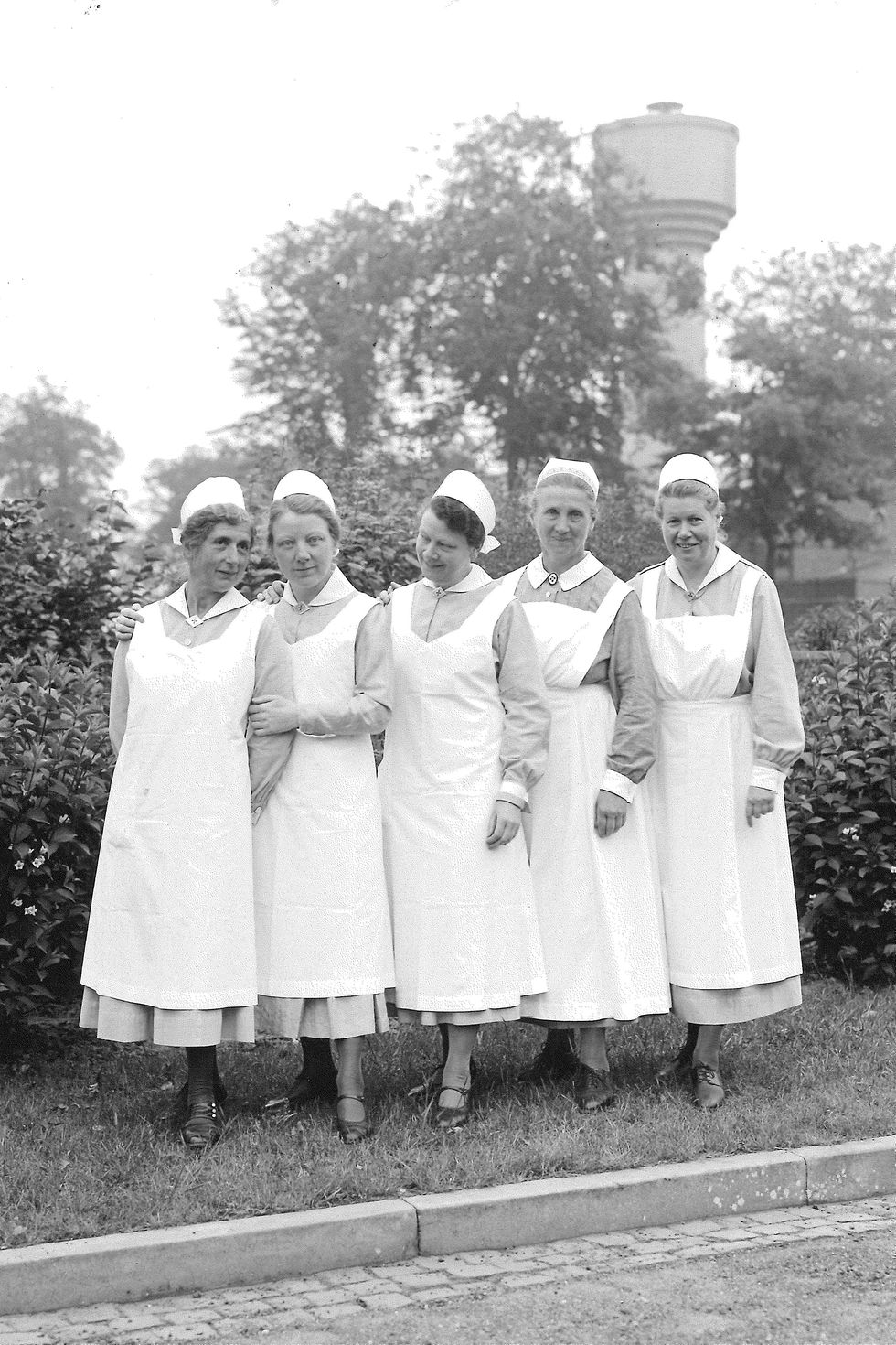 Schon 1931 verrichten fünf Fabrikschwestern ihren Dienst 