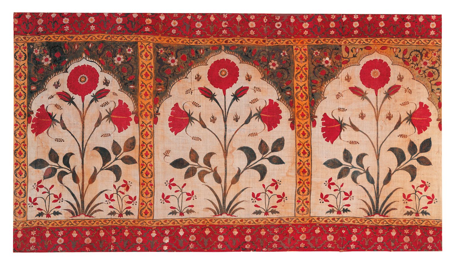 Indisches Baumwolltuch aus dem 18. Jahrhundert