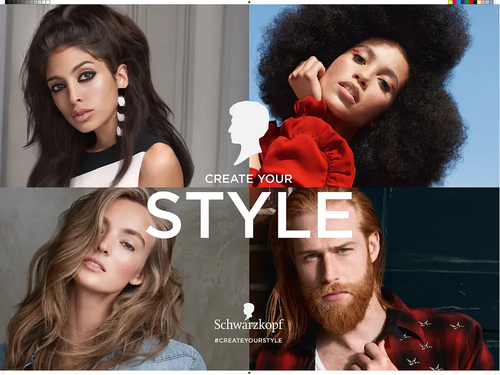Zum 120. Geburtstag läutet die Marke Schwarzkopf mit der Kampagne #createyourstyle eine neue Beauty-Ära ein. 