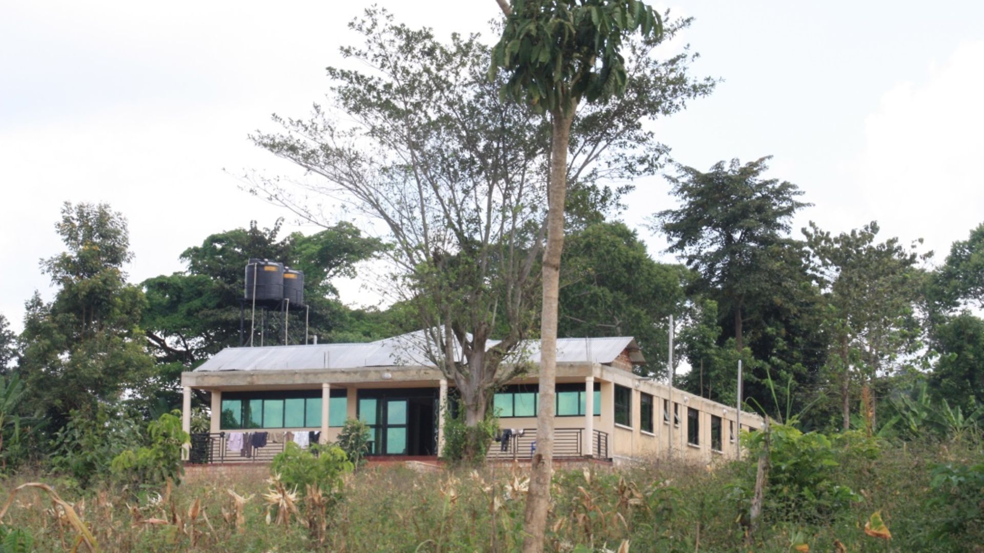 Das neue Wohngebäude für die Mädchen des Mirembe Cottage of Street Girls
