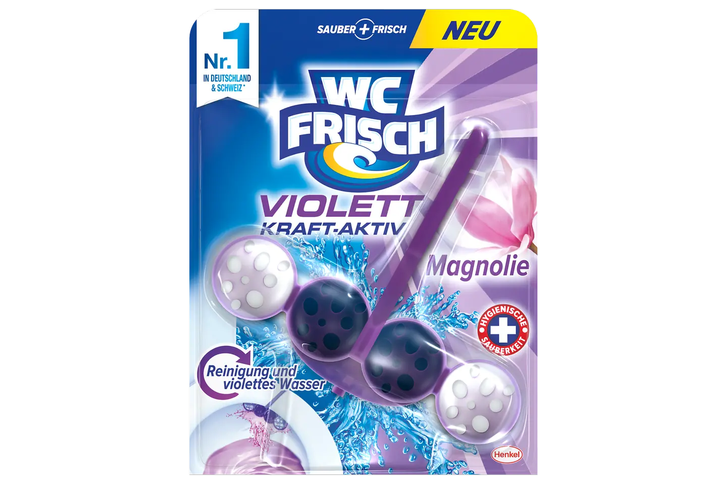 WC Frisch Violett Kraft-Aktiv Magnolie