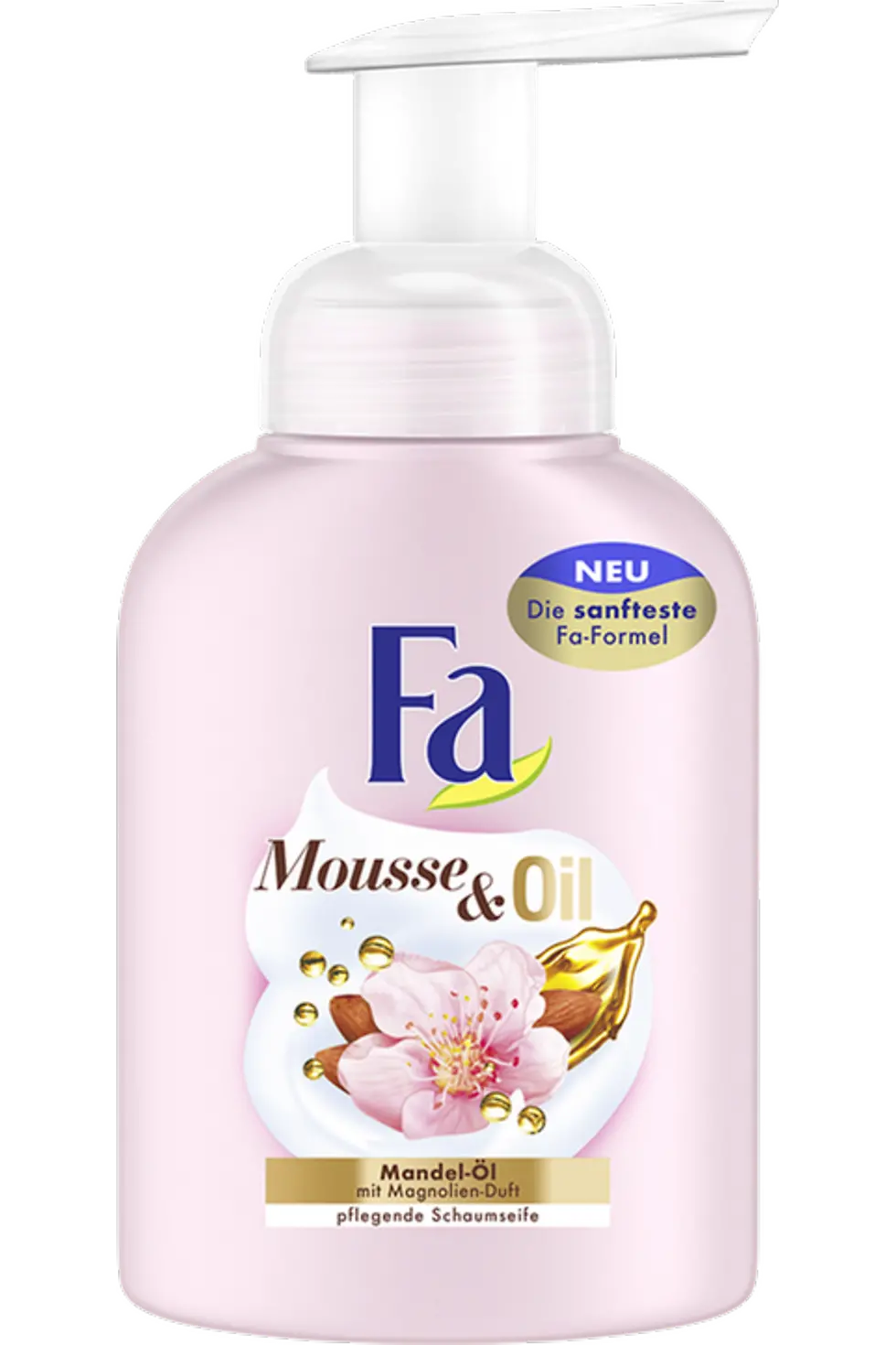 Fa Mousse & Oil Schaumseife Mandel-Öl mit Magnolienduft
