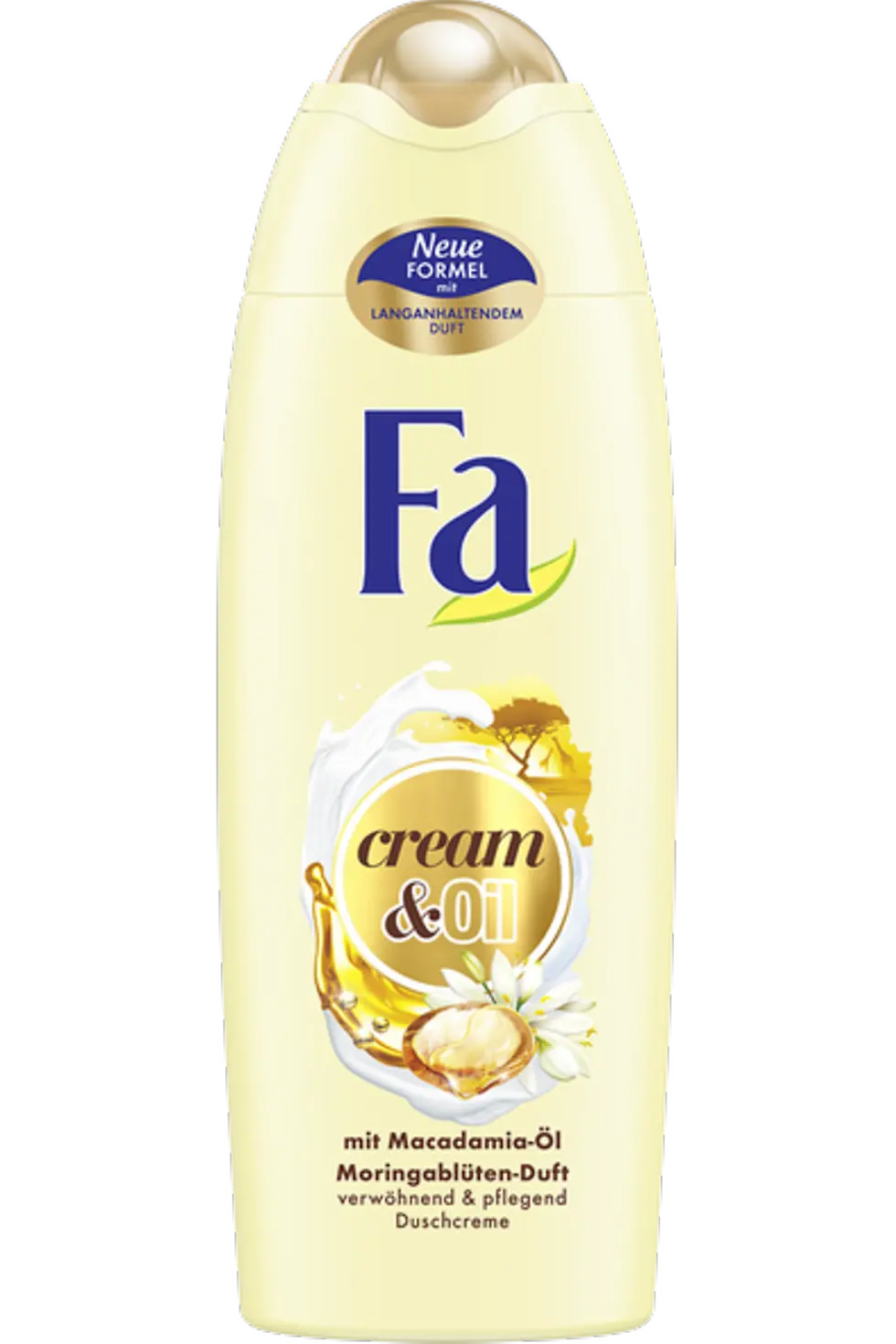 Fa Cream & Oil Macadamia-Öl mit Macadamia-Öl und Moringablüten-Duft
