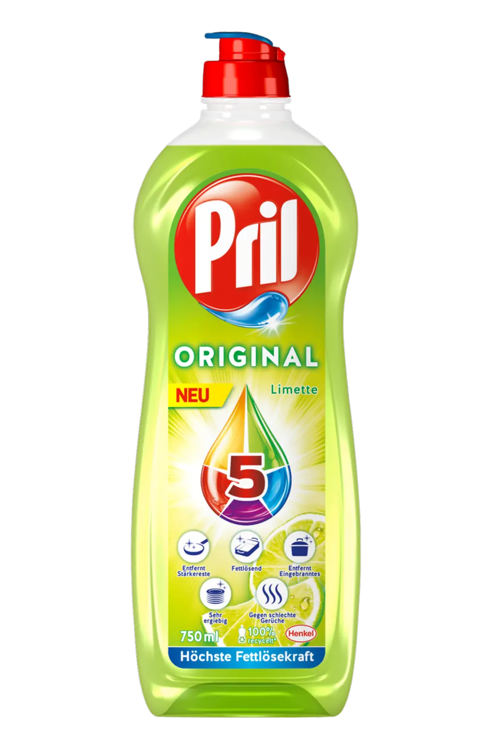 Das neue Pril 5 Original Limette