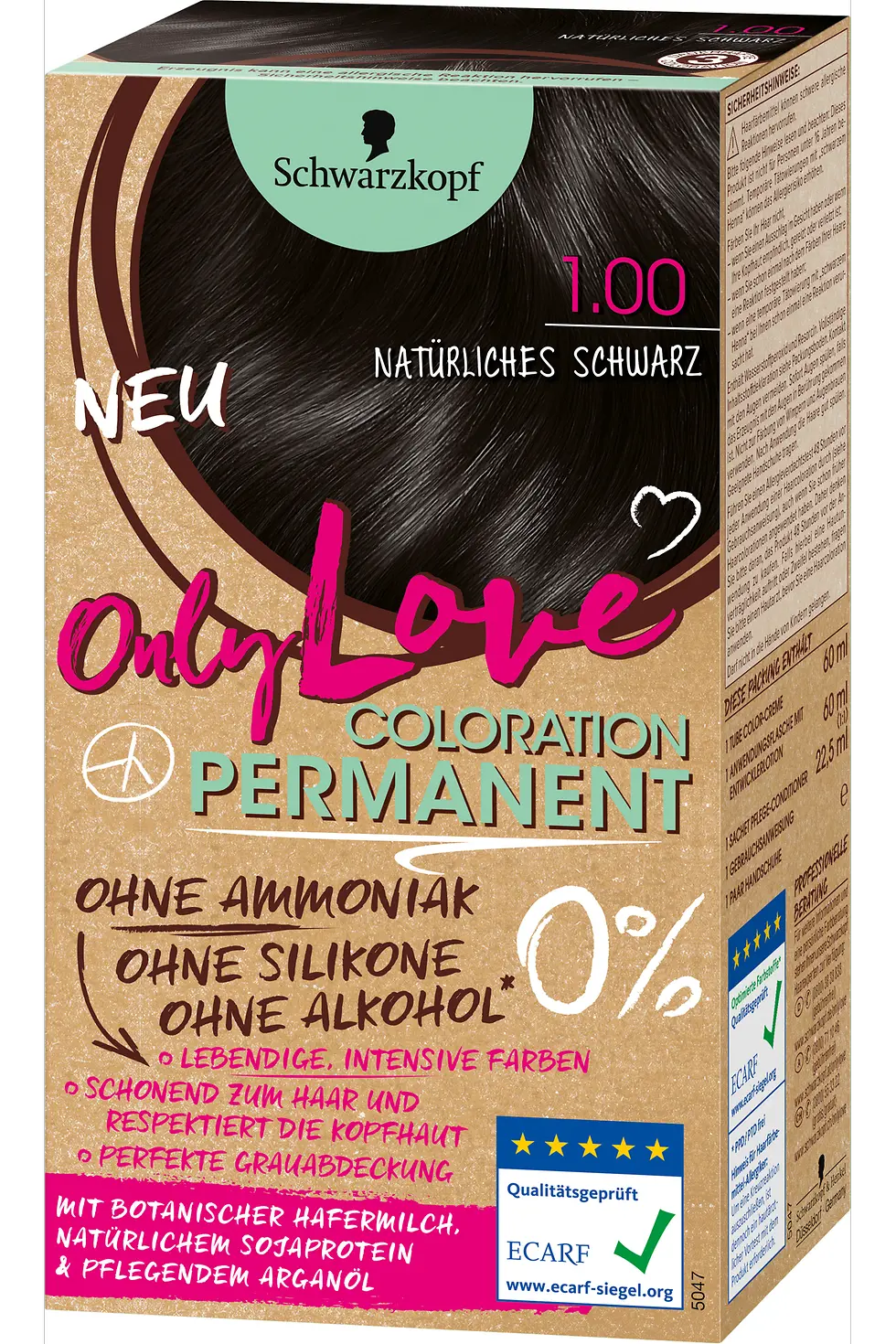 Only Love Natürliches Schwarz 1.00