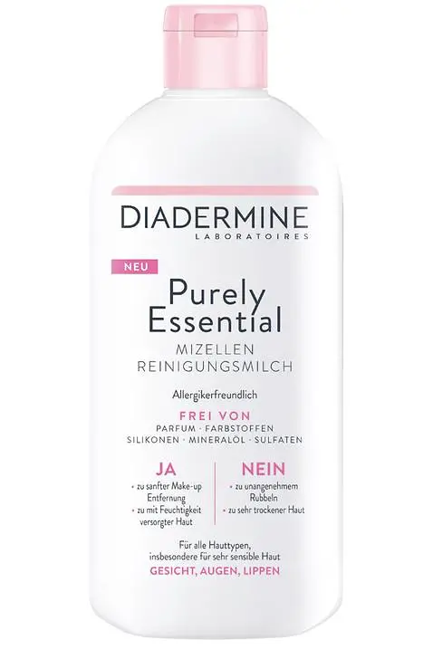 Diadermine Purely Essential Mizellen Reinigungsmilch