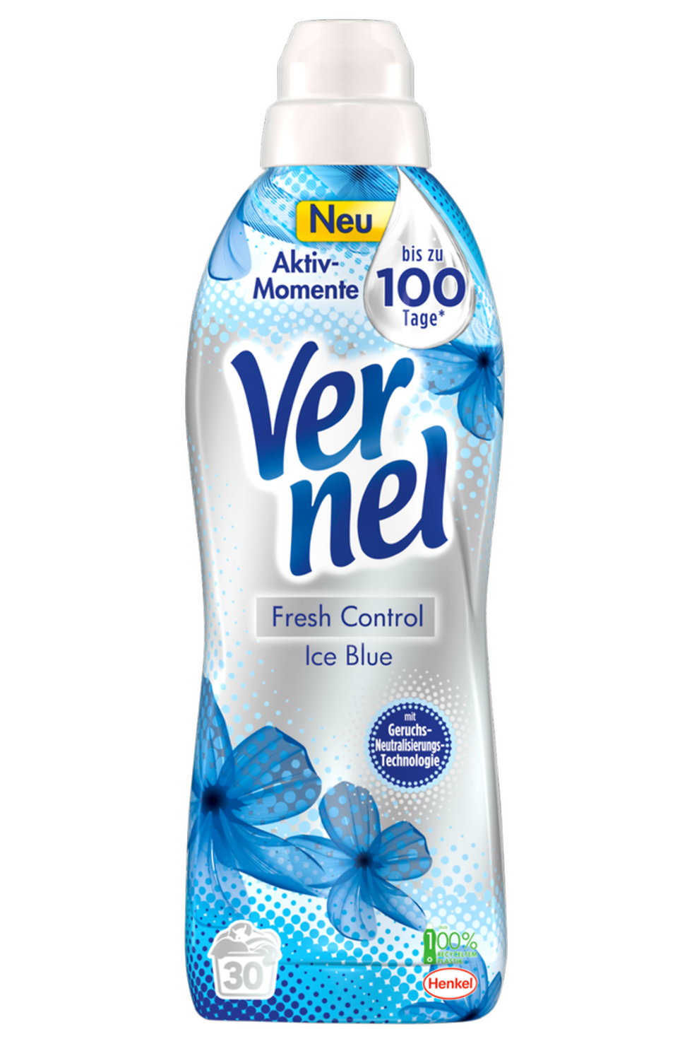 Das neue Vernel Fresh Control mit patentierter Parfüm-Technologie – in der Duftrichtung Ice Blue