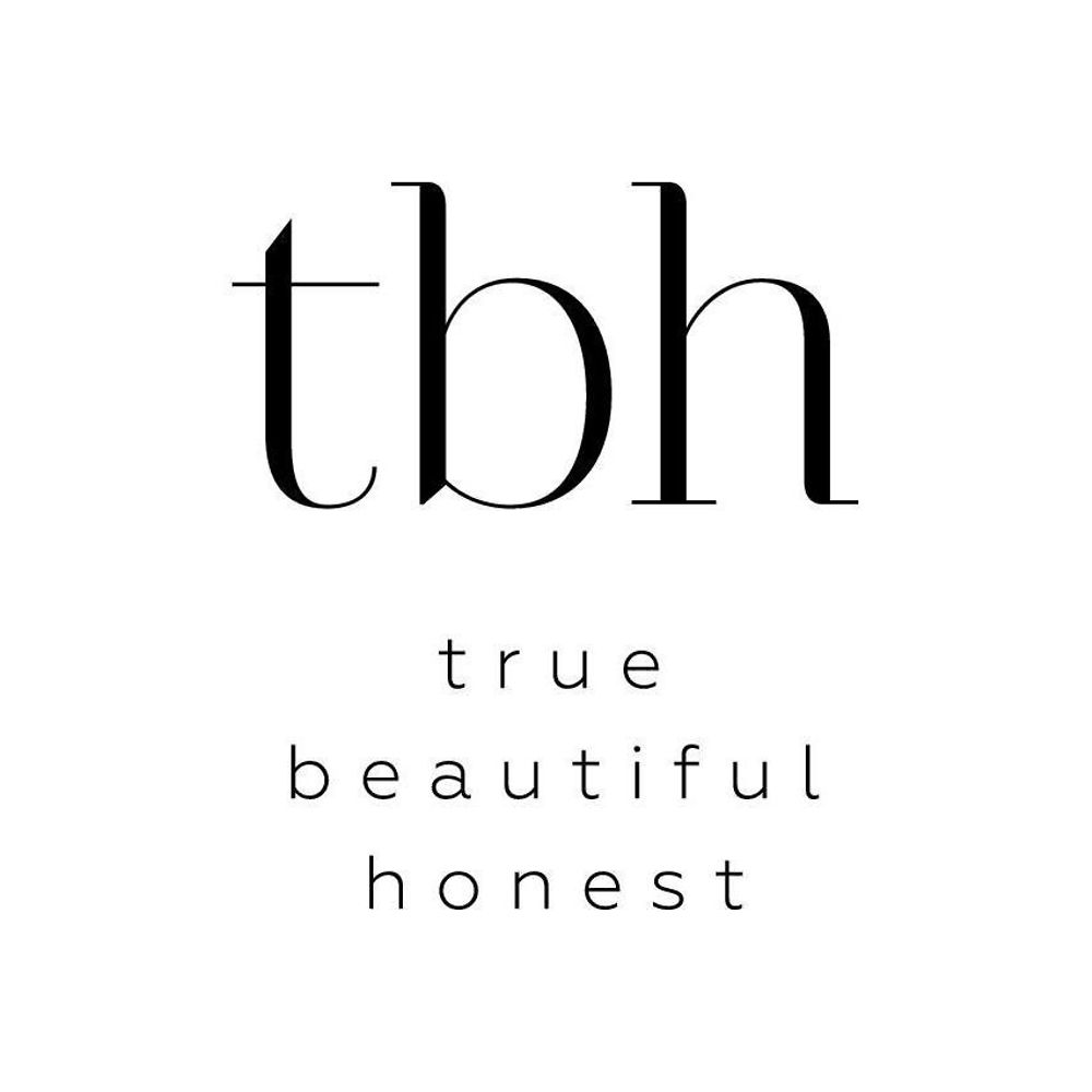 tbh – true beautiful honest logo