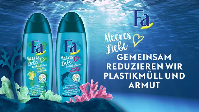 Far Limited Edition Meeres Liebe - erstmals Produktflaschen aus 100% recyceltem Plastik