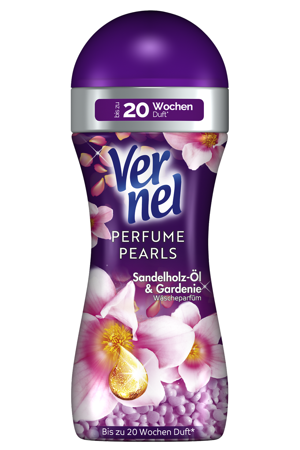 Vernel Perfume Pearls in der Duft-Variante „Aromatherapie Sandelholz-Öl & Gardenie”