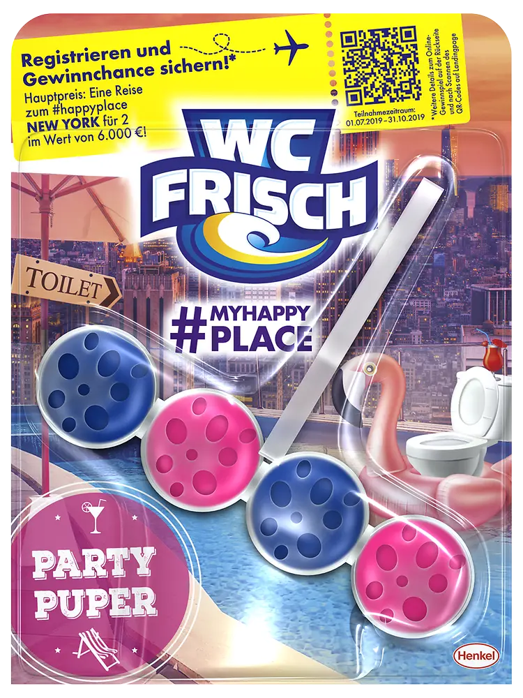 Die WC Frisch Limited Edition MyHappyPlace Party Puper. 