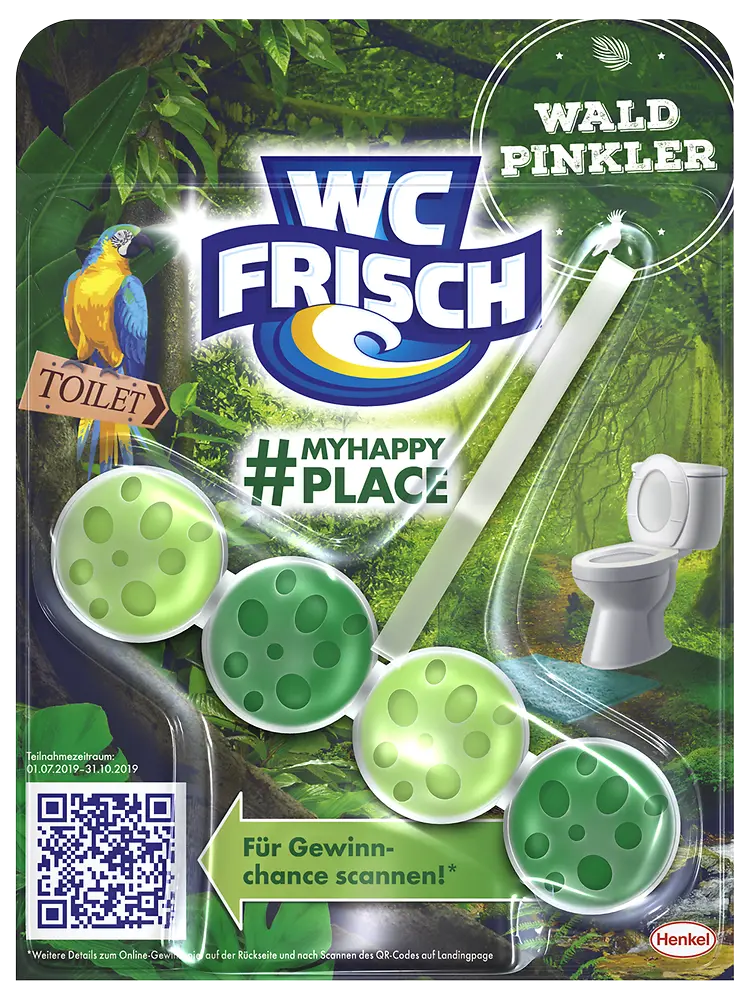 Die WC Frisch Limited Edition Wald Pinkler.