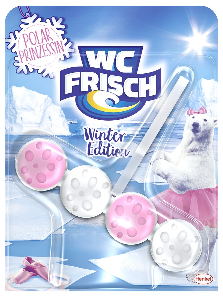 Die limitierte WC Frisch Winter-Edition in der Variante „Polar Prinzessin“